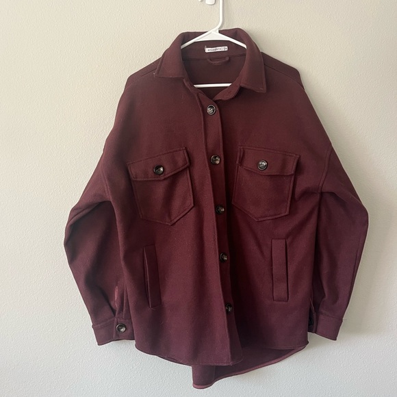 Staccato Deep Red Utility Jacket - Picture 3 of 6